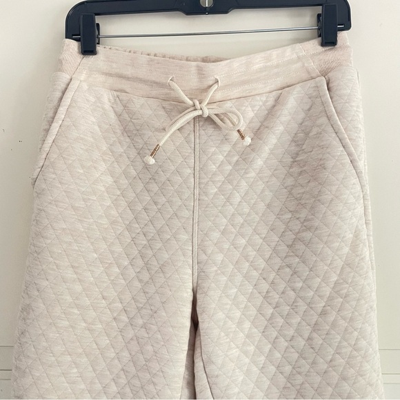 Marine Layer Women's Corbet Quilted Jogger Cream Size S 26559 - Picture 6 of 13